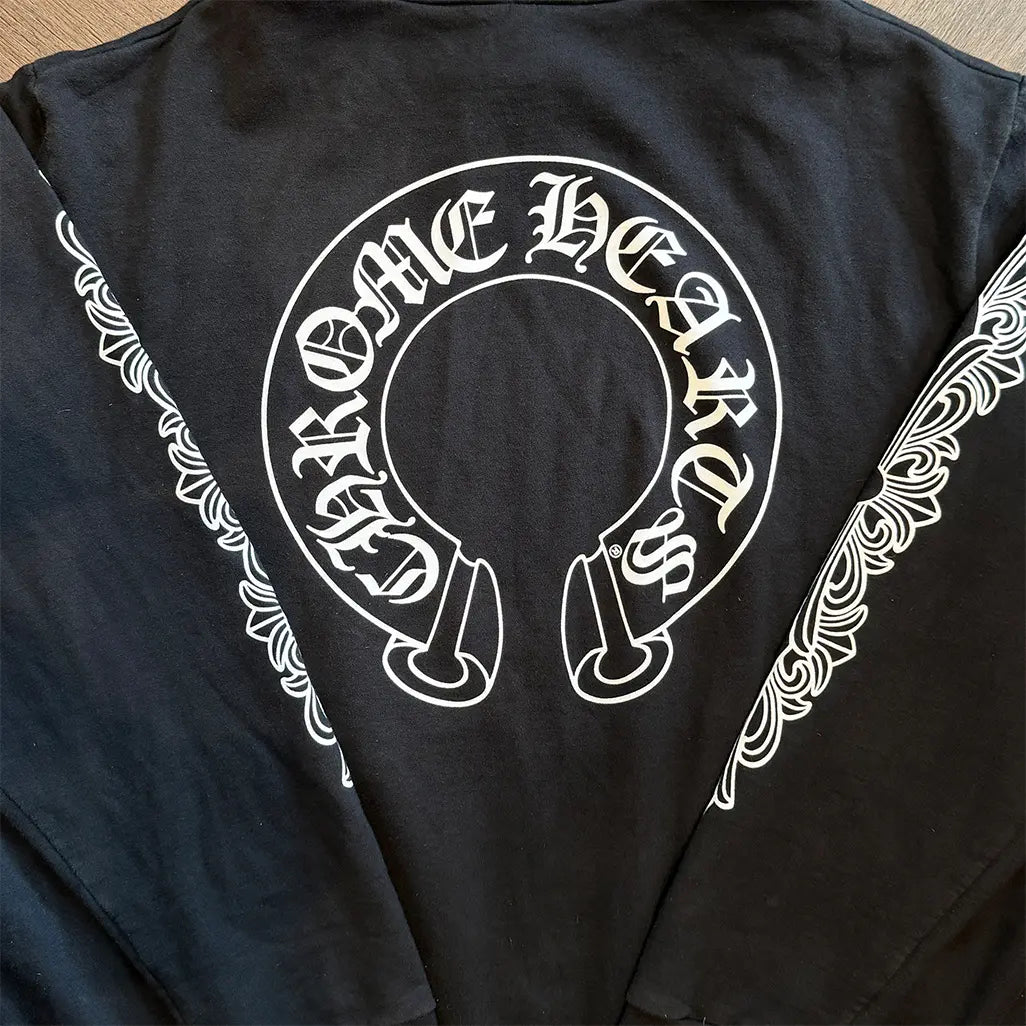 Chrome Hearts Horseshoe Hoodie 'Black'