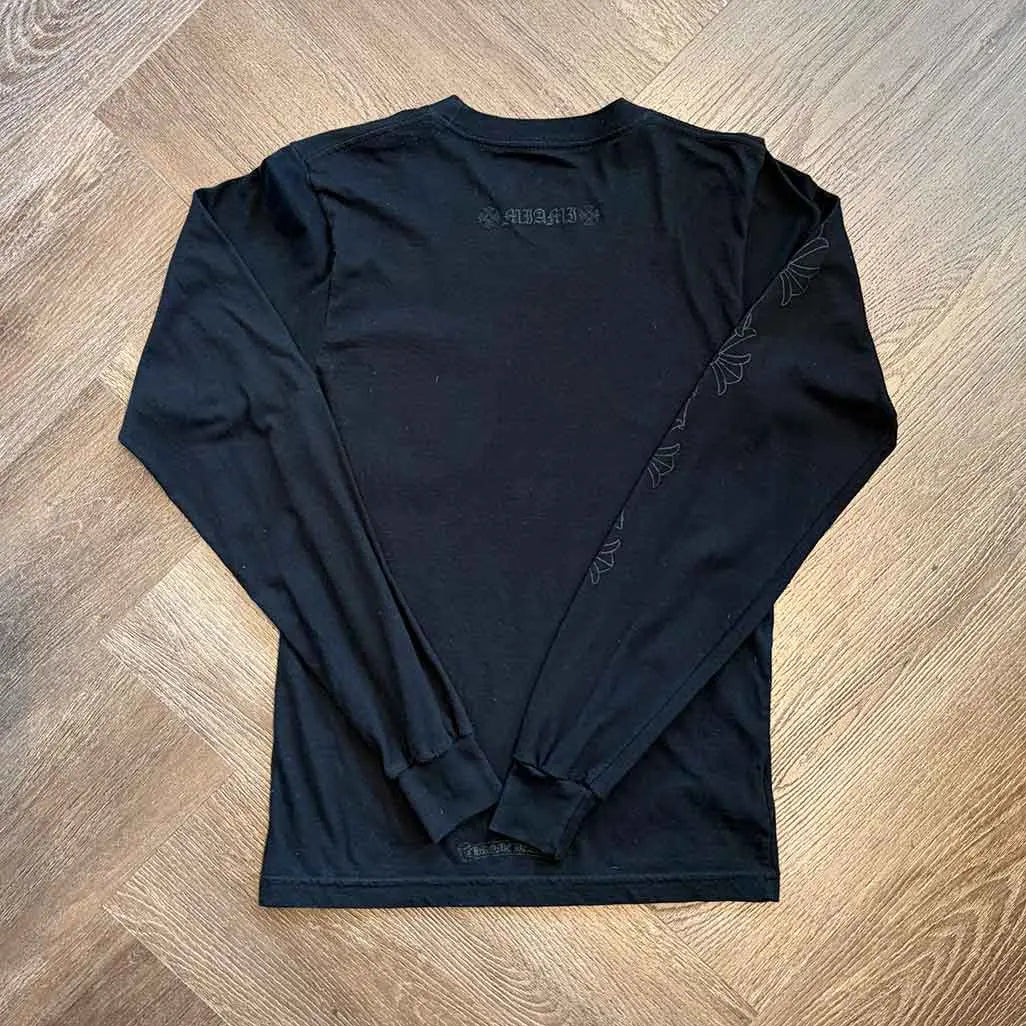 Chrome Hearts Miami Vertical Cemetery Cross Black