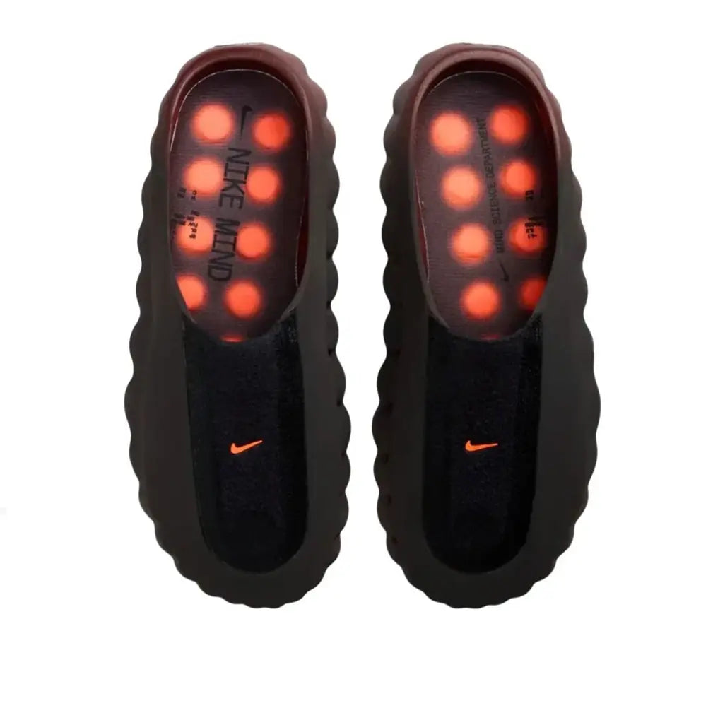 Nike Mind 001 Flyknit Slide Bronze Eclipse Total Orange