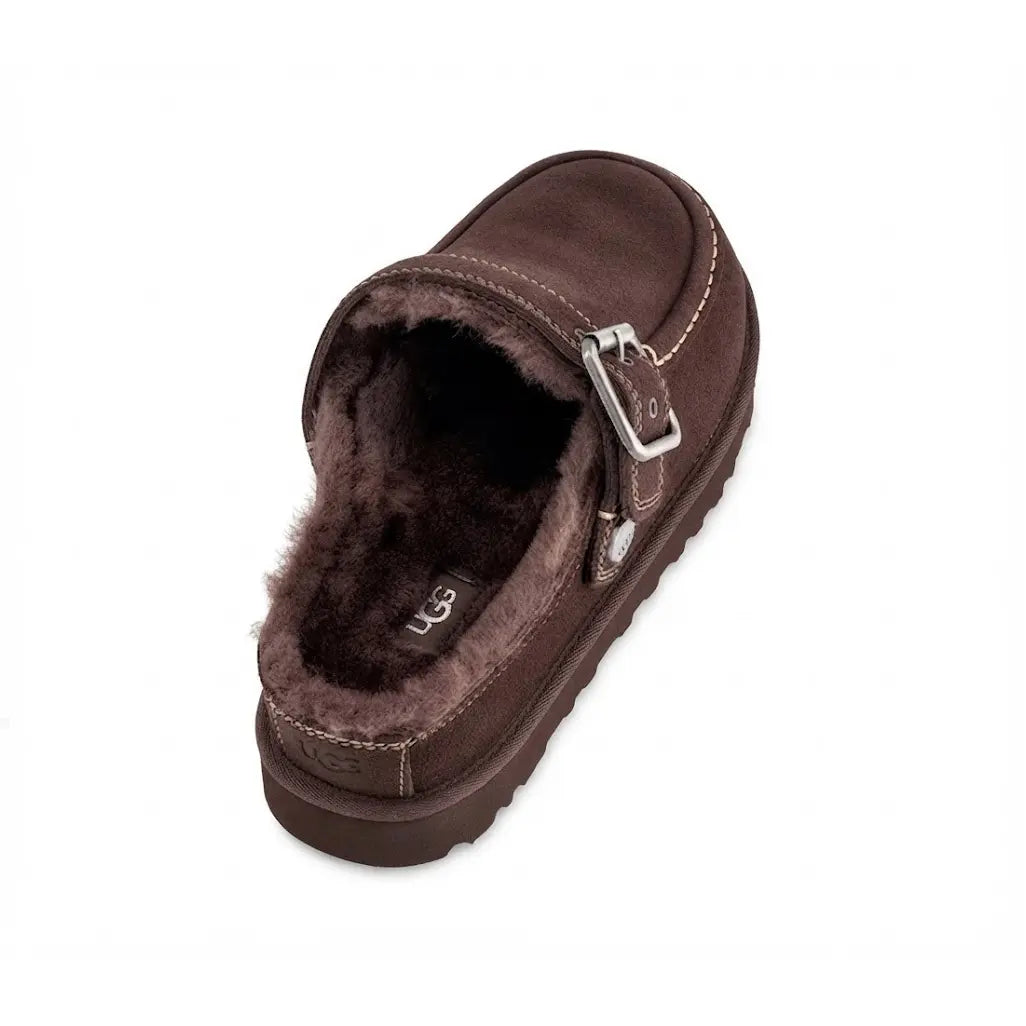 UGG Goldenstar Evelina Clog 'Burnt Cedar Brown W