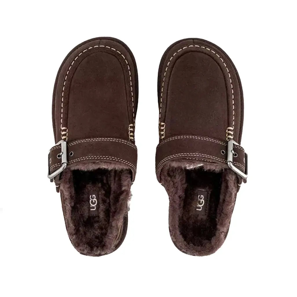 UGG Goldenstar Evelina Clog 'Burnt Cedar Brown W