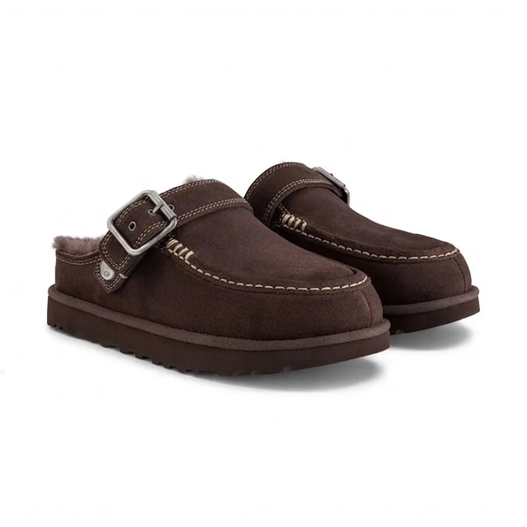UGG Goldenstar Evelina Clog 'Burnt Cedar Brown W