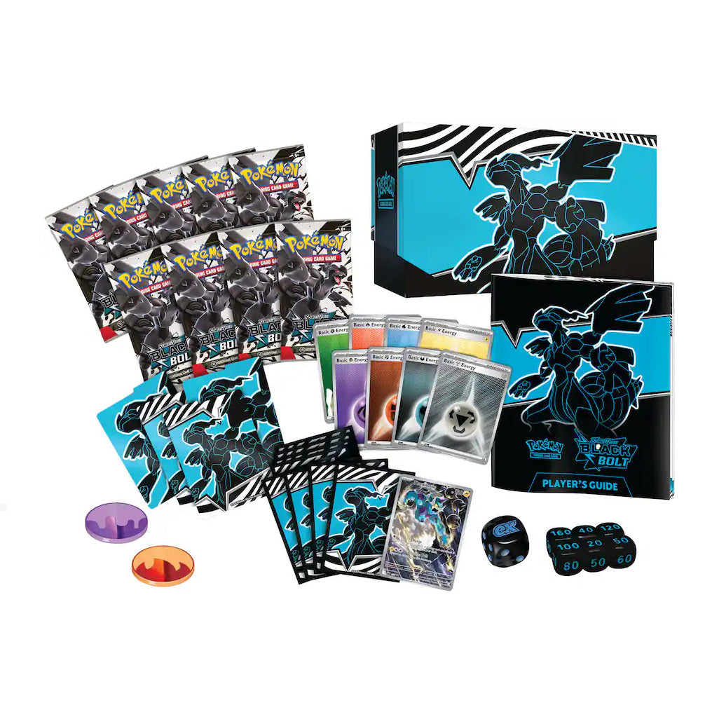 2025 Pokémon Scarlet & Violet Black Bolt Elite Trainer Box