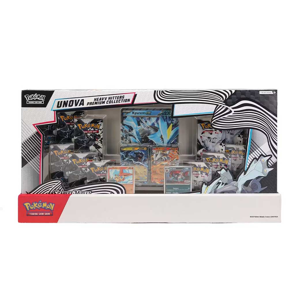 Pokemon Scarlet & Violet Black Bolt & White Flare Unova Premium Collection Box