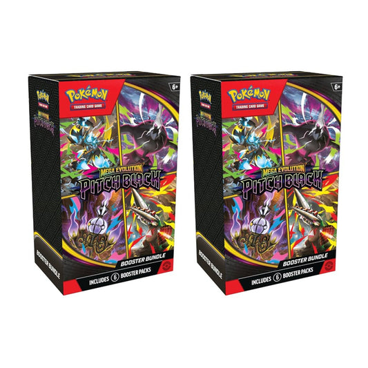 2026 Pokémon Mega Evolution Pitch Black Booster Bundle 2x Lot