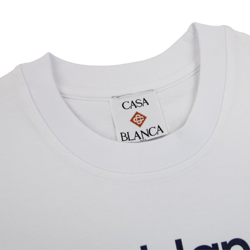 Casablanca Tennis Club Icon Printed T-shirt White