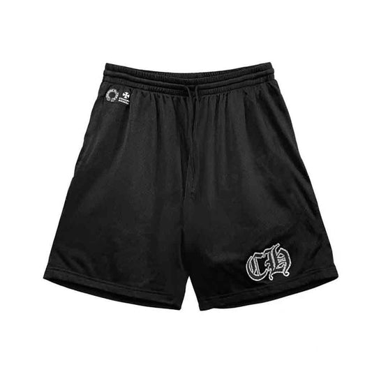 Chrome Hearts Black Mesh Jersey Shorts