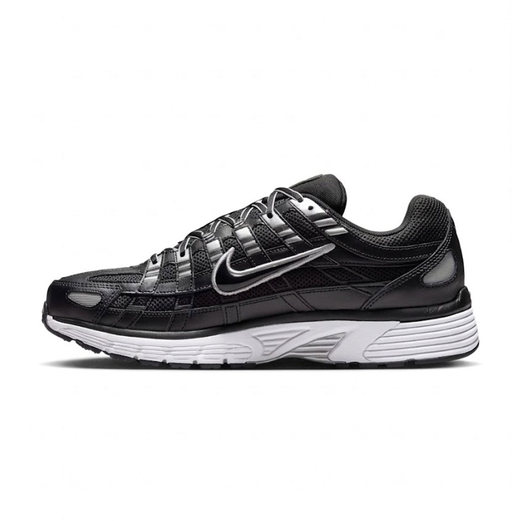 Nike P-6000 Black White Metallic Silver