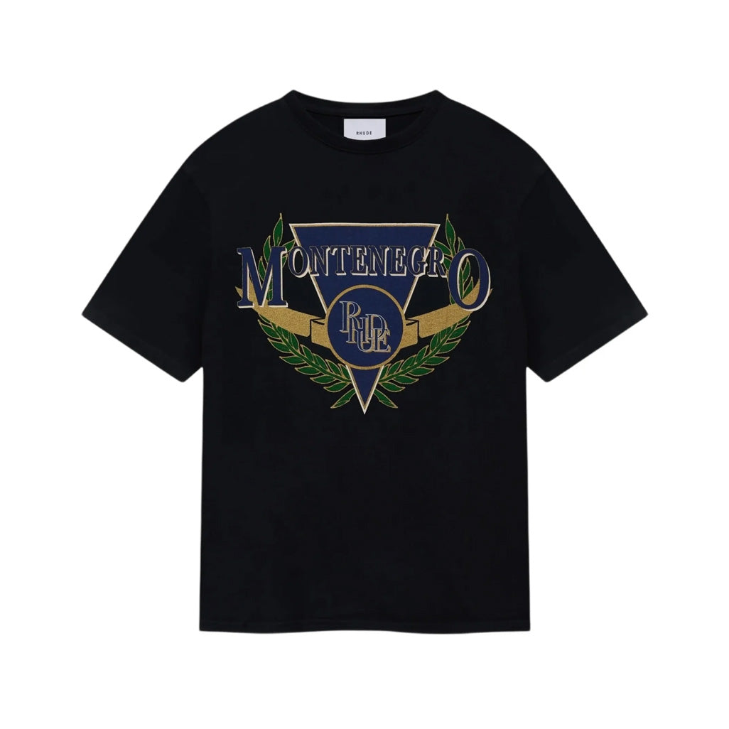 RHUDE Montenegro Regatta T-Shirt Black
