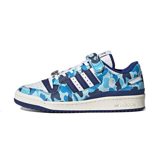 adidas Forum 84 Low Bape 30th Anniversary 'Blue Camo'
