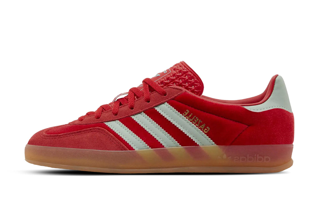 adidas Gazelle Indoor Better Scarlet Green Velvet Women - 1