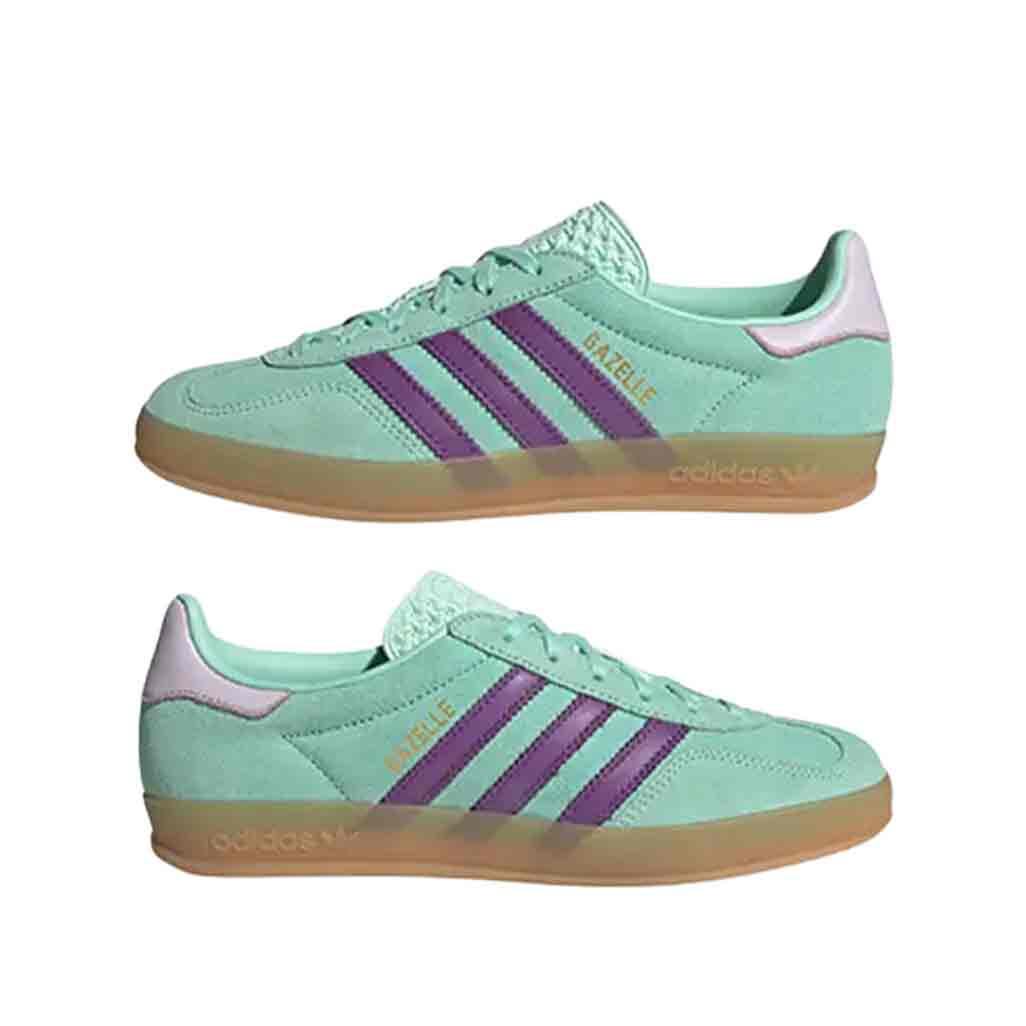 adidas Gazelle Indoor Clear Mint Active Purple W