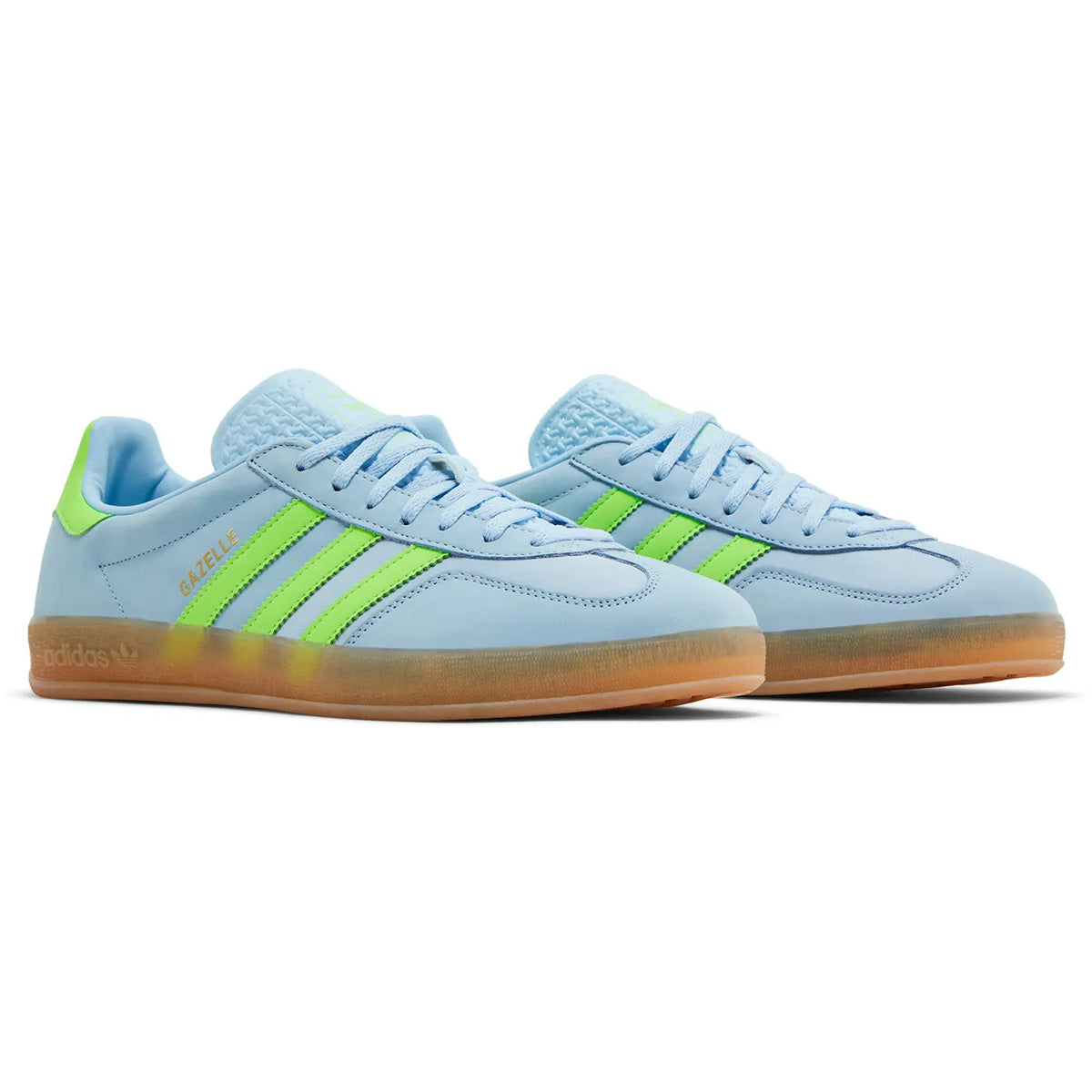 adidas Gazelle Indoor Clear Sky Solar Green Women - 4