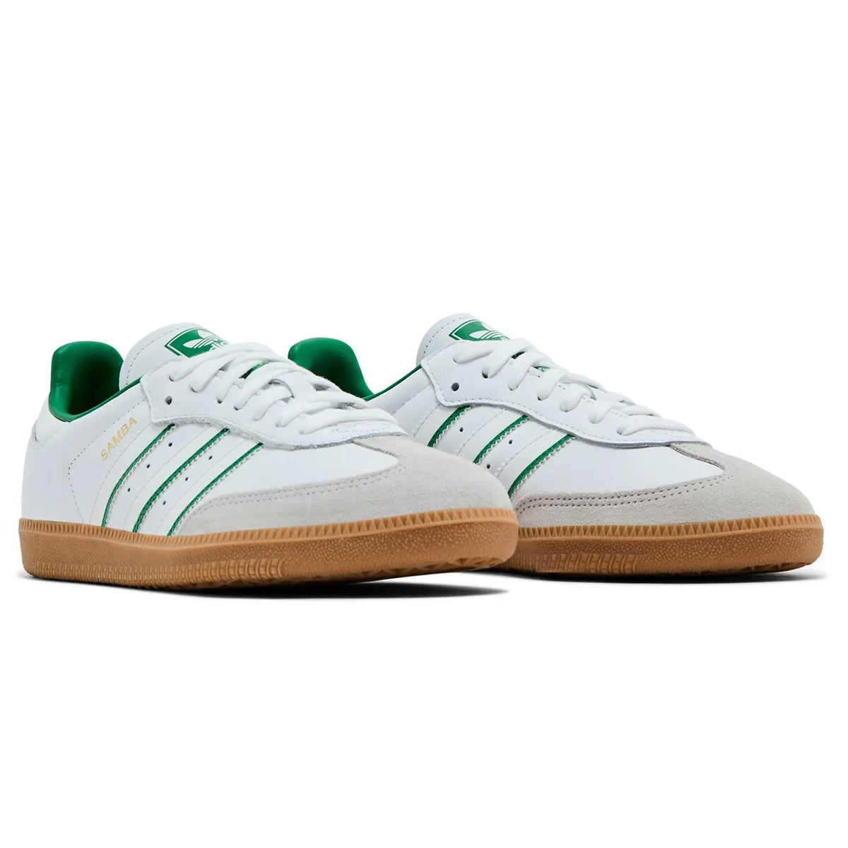 adidas Samba OG Cloud White Green - 2