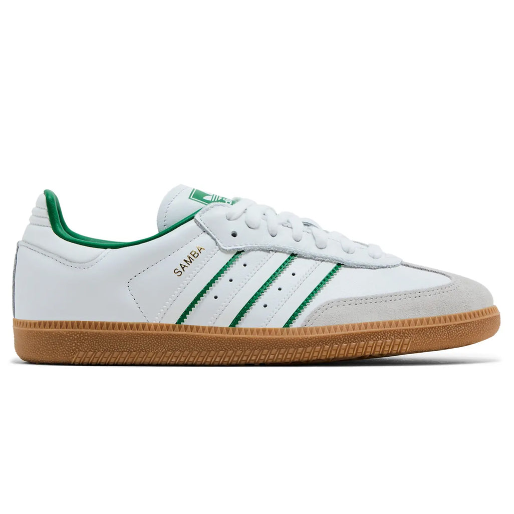 adidas Samba OG Cloud White Green - 5