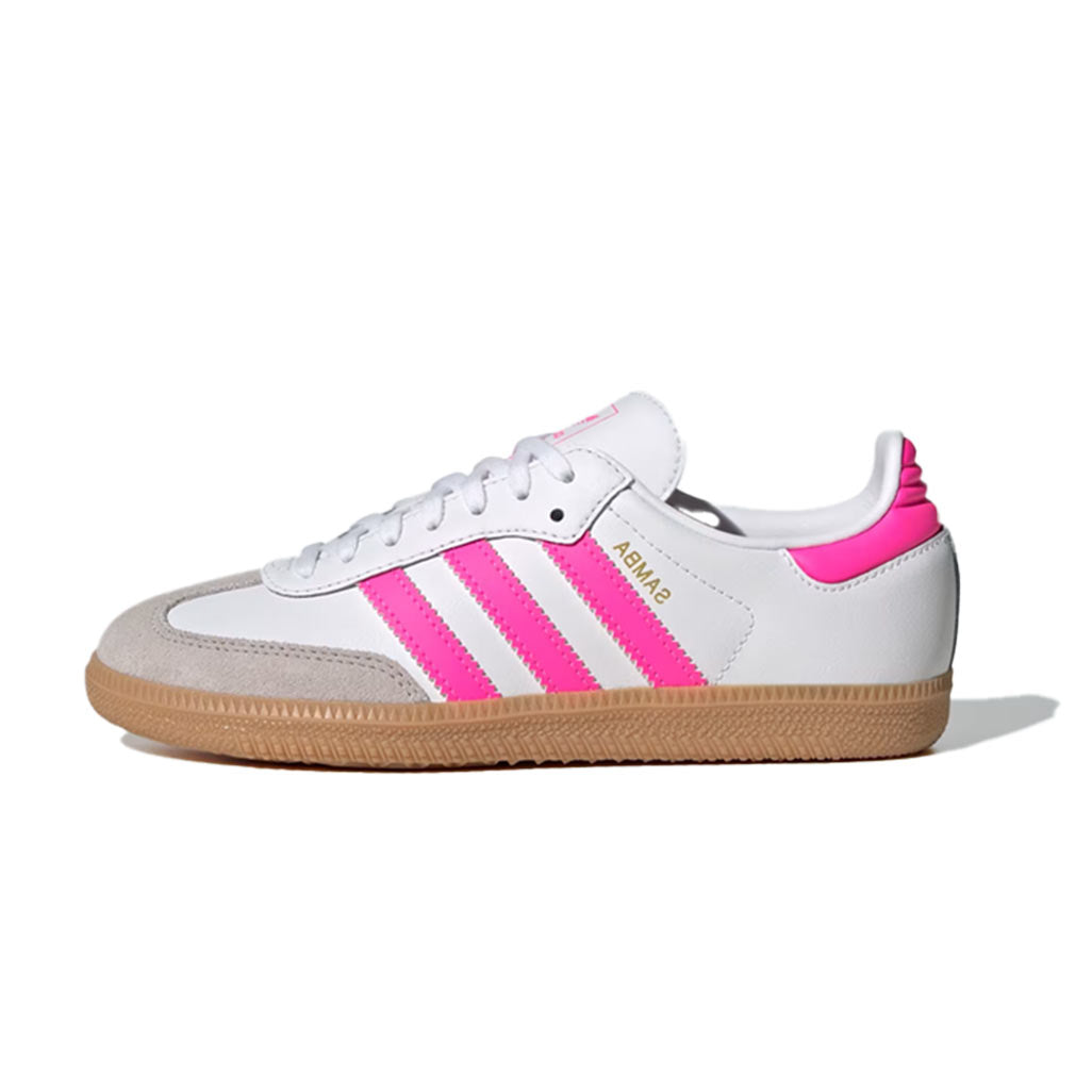 adidas Samba OG Cloud White Lucid Pink Gum GS