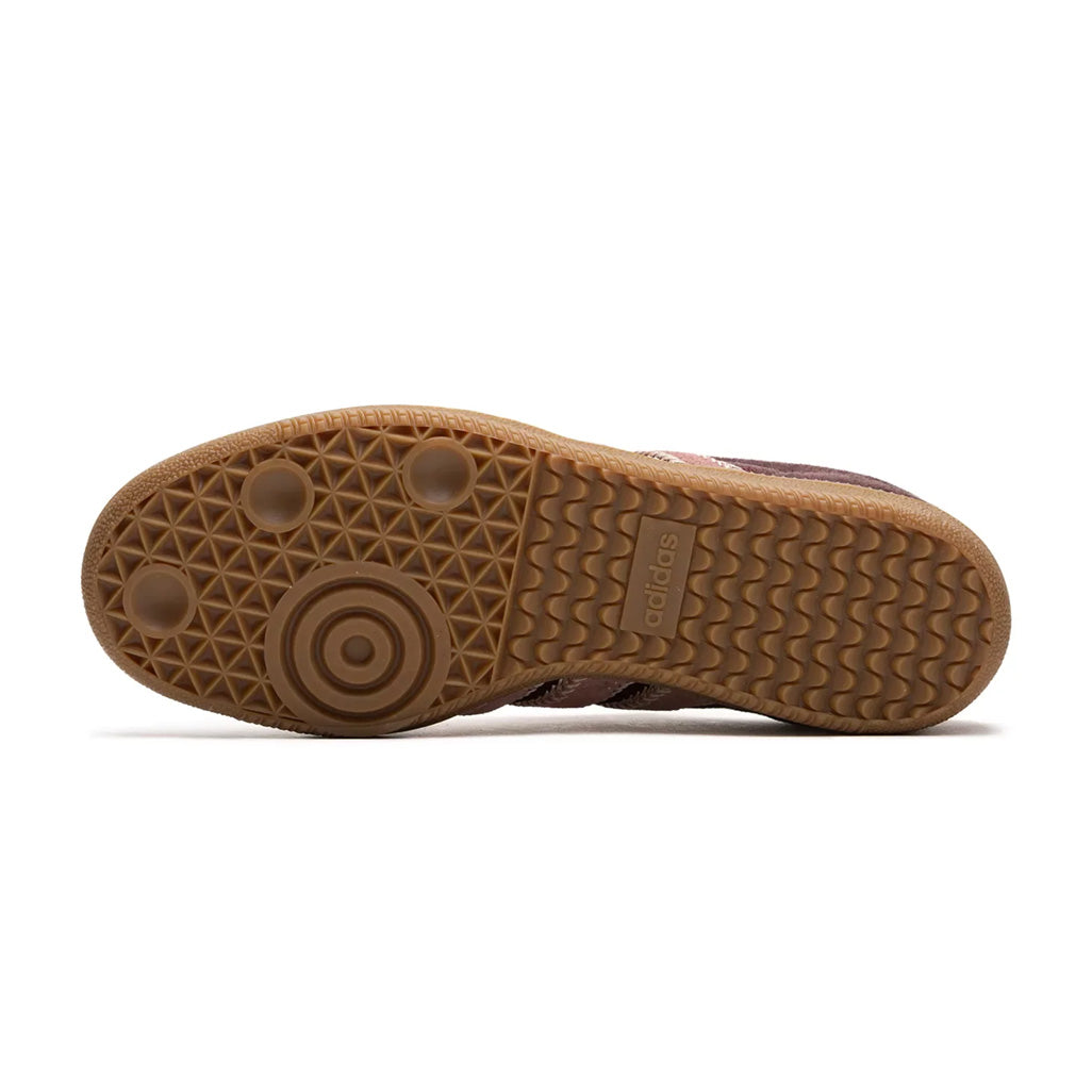 adidas Samba OG Maroon Sand Strata Pony W