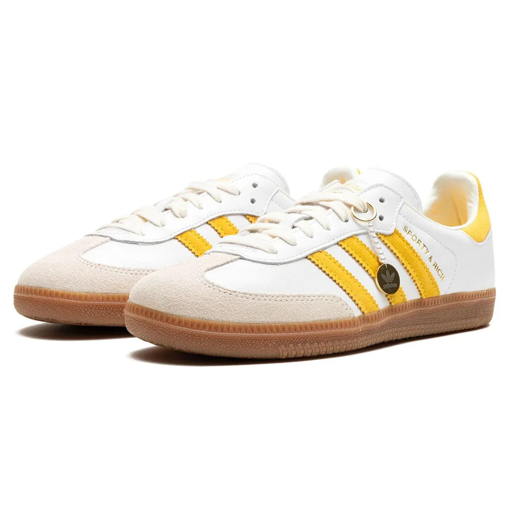 adidas Samba Sporty & Rich White Bold Gold Women - 2