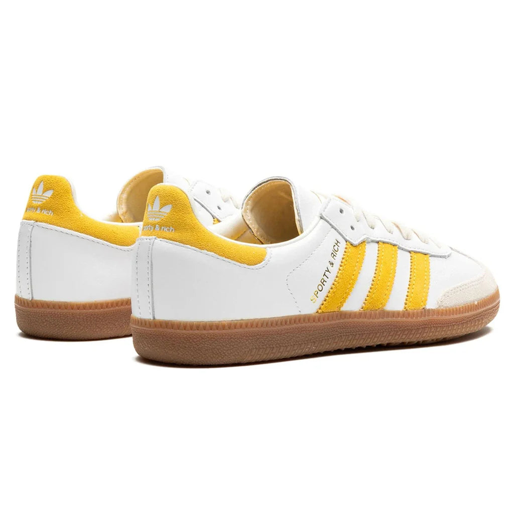 adidas Samba Sporty & Rich White Bold Gold Women - 3