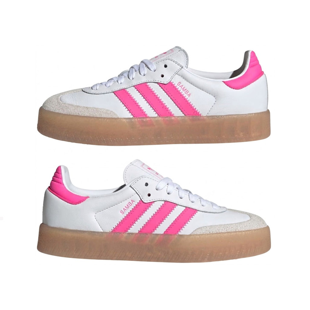 adidas Sambae White Off White Lucid Pink W