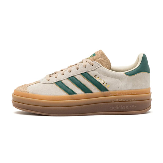 adidas Gazelle Bold Magic Beige Collegiate Green W