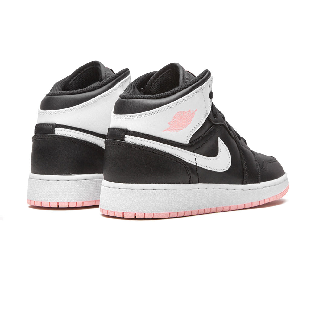 Air Jordan 1 Mid Arctic Pink Black GS