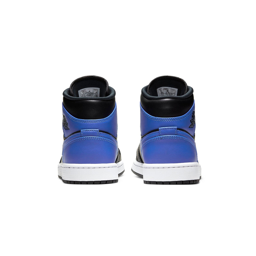 Air Jordan 1 Mid Hyper Royal Tumbled Leather