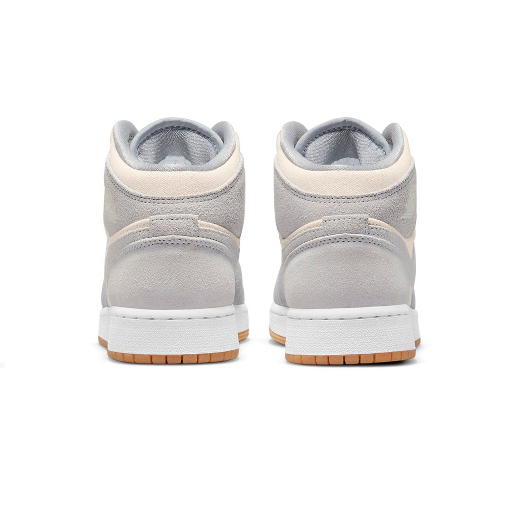 Air Jordan 1 Mid SE Coconut Milk Particle Grey GS