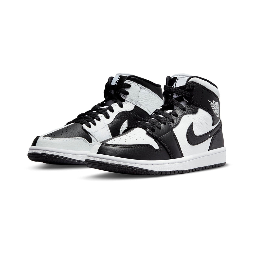 Air Jordan 1 Mid Split Black White W