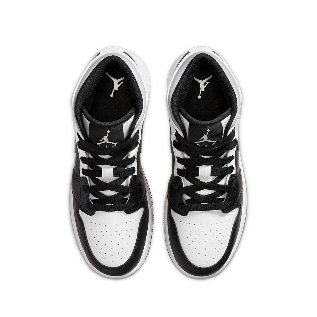 Air Jordan 1 Mid White Shadow GS