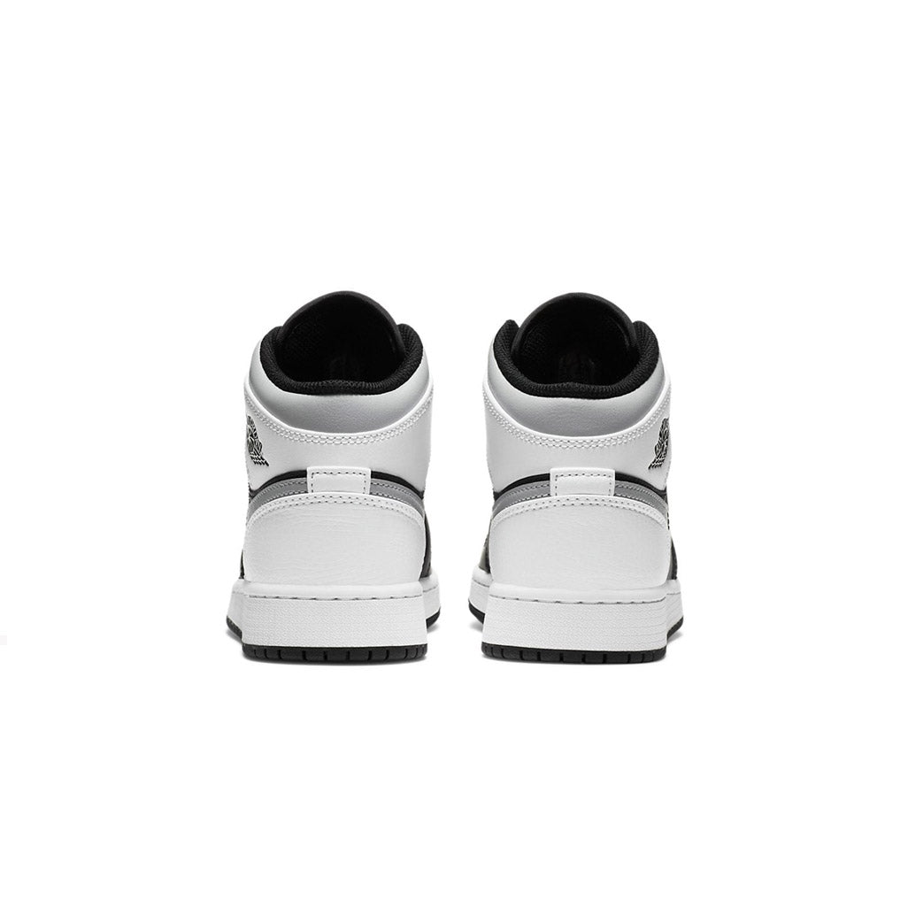 Air Jordan 1 Mid White Shadow GS