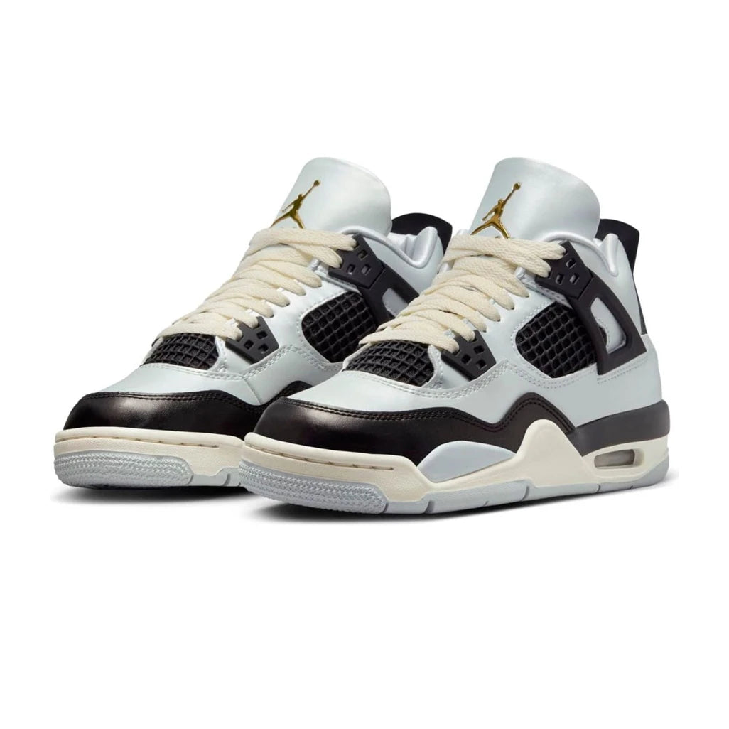 Air Jordan 4 Retro Platinum Gold Grade School - 3