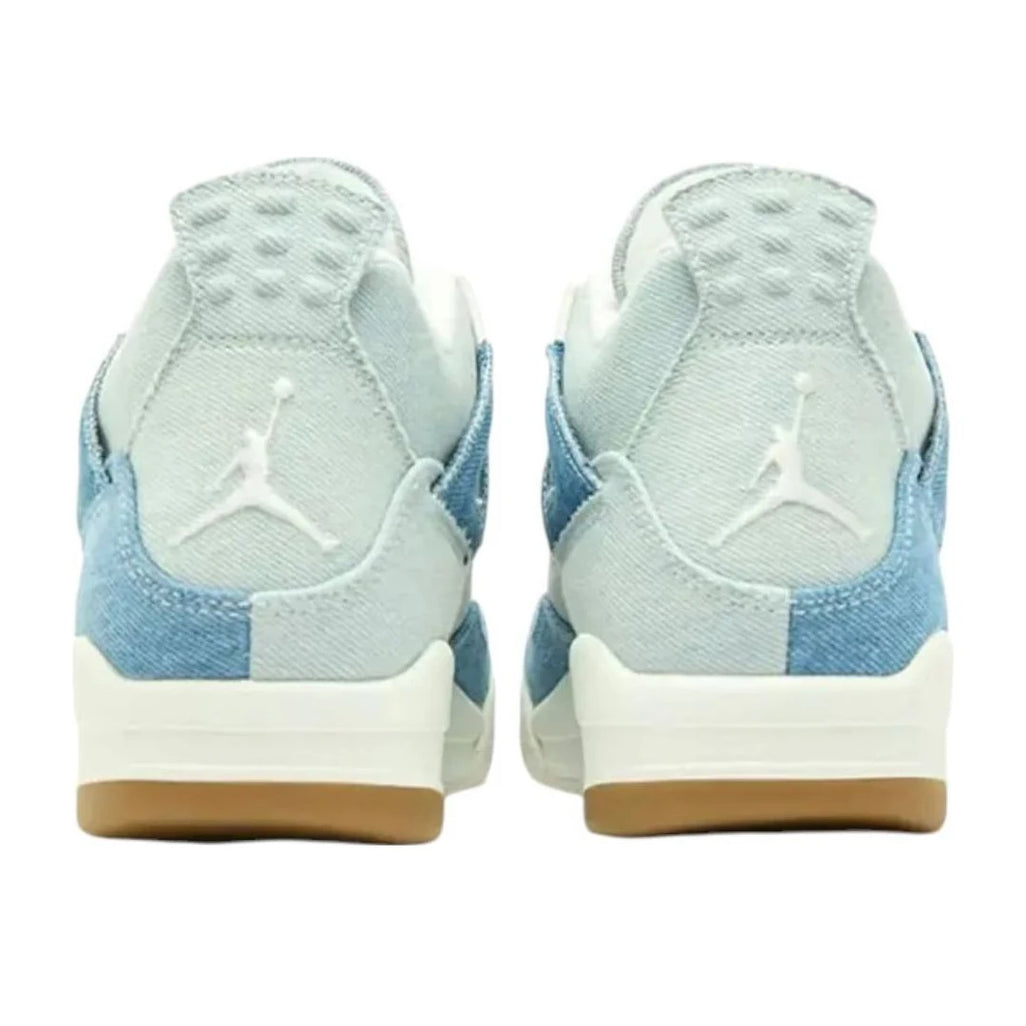 Air Jordan 4 Retro TEX Denim Worn Blue Women - 4