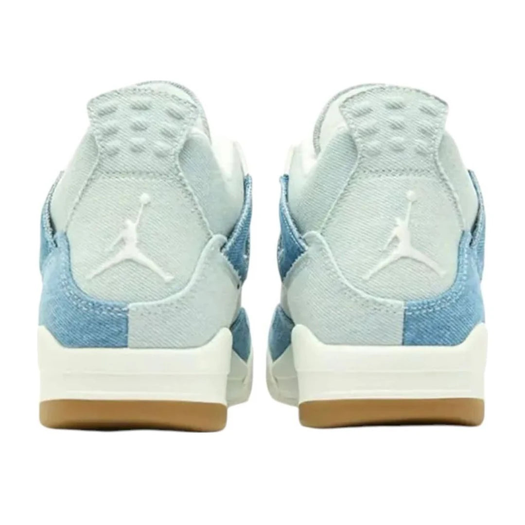 Air Jordan 4 Retro TEX Denim Worn Blue Women - 4