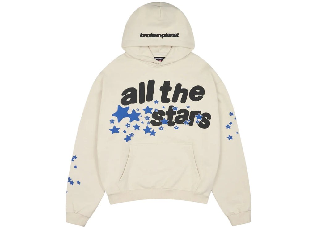 Broken Planet All The Stars Hoodie Ivory White - 1