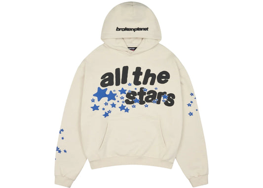 Broken Planet All The Stars Hoodie Ivory White - 1