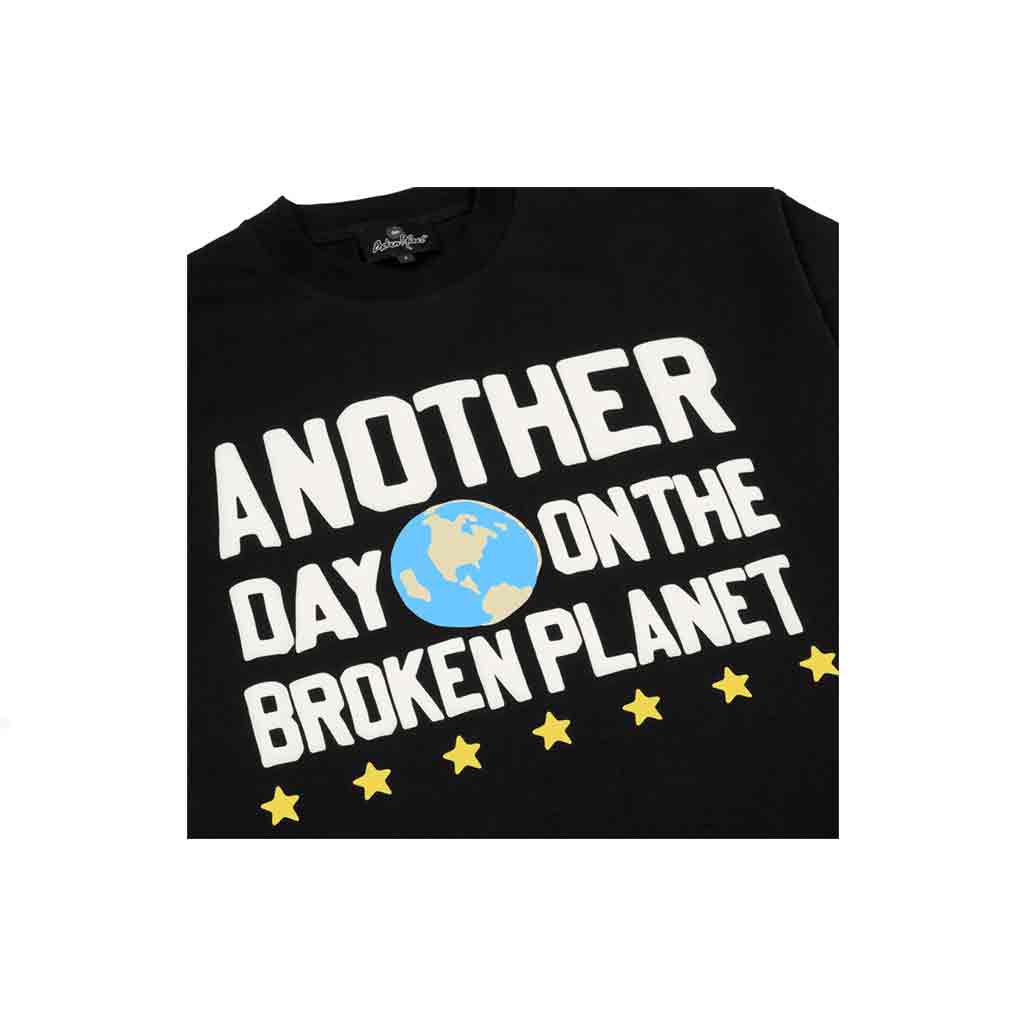 Broken Planet Another Day T-shirt Midnight Black