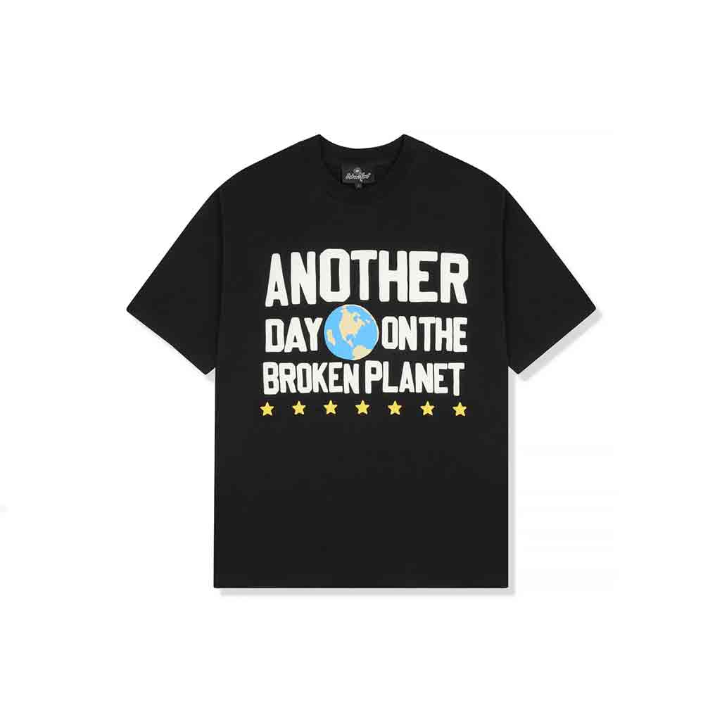 Broken Planet Another Day T-shirt Midnight Black