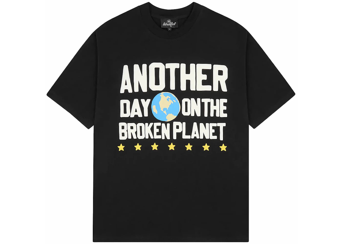 Broken Planet Another Day T-shirt Midnight Black - 1