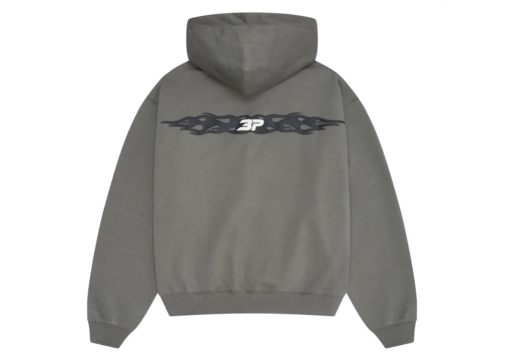 Broken Planet Chaos Hoodie Gunmetal Grey - 3