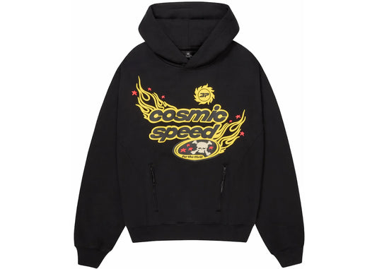 Broken Planet Cosmic Speed Hoodie Midnight Black - 1