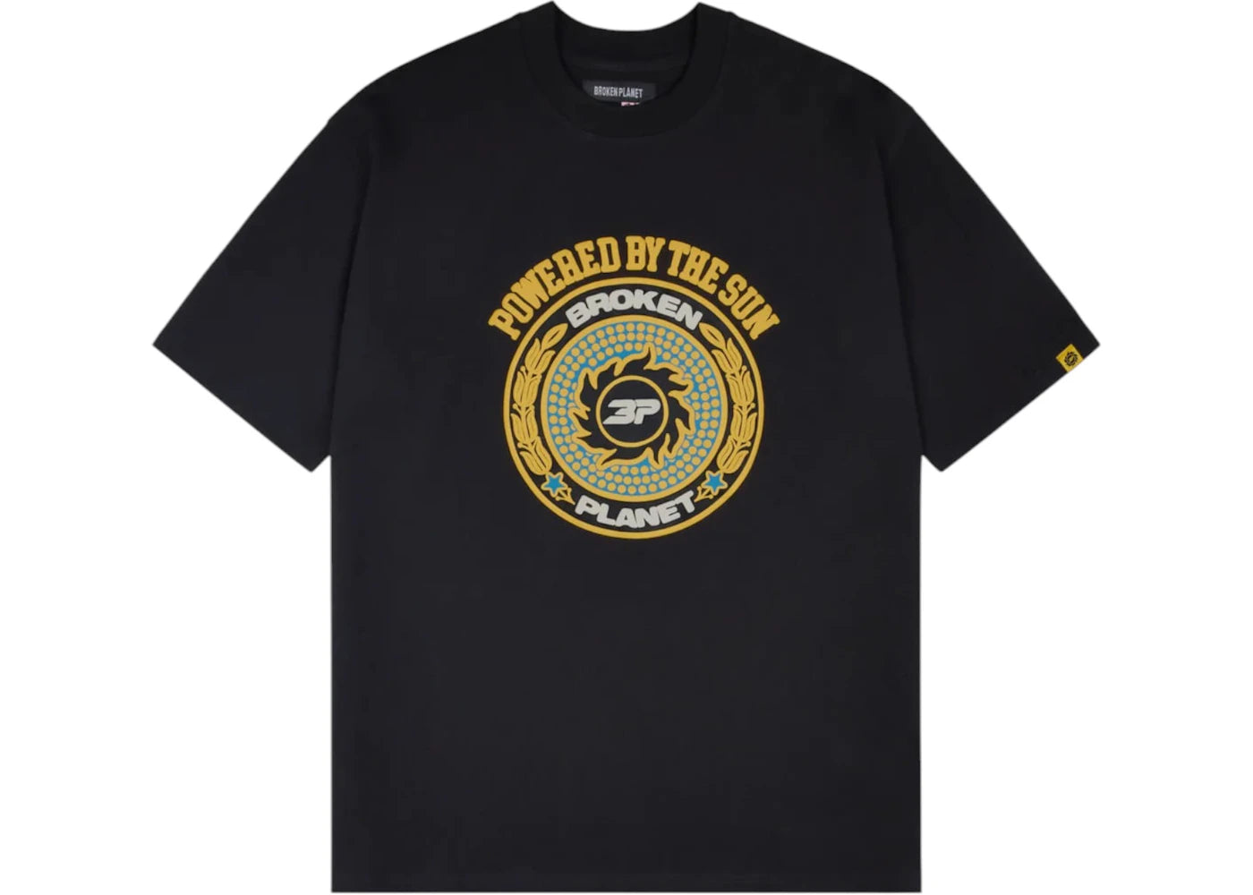 Broken Planet Crest T-shirt Midnight Black - 1