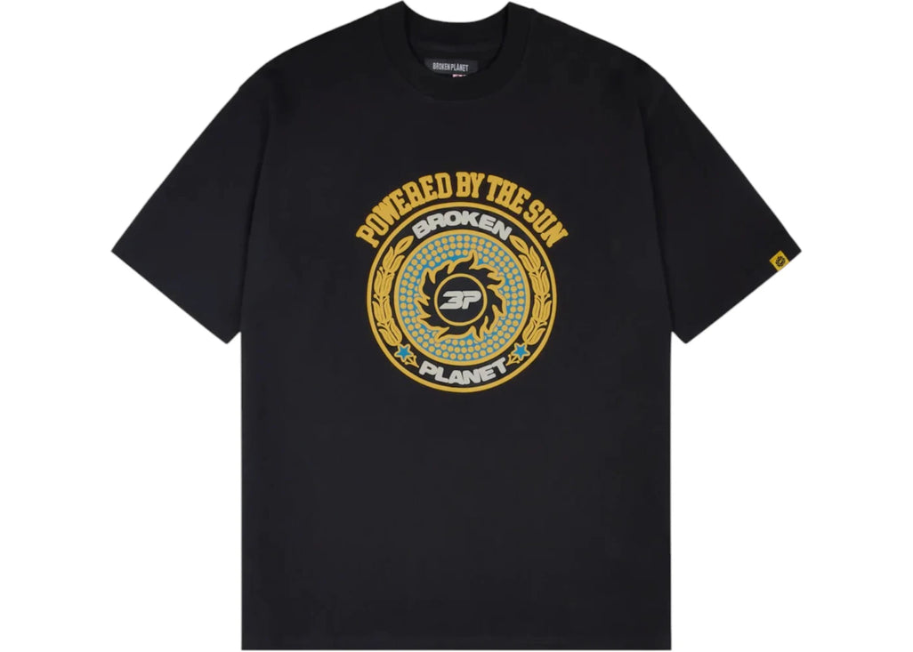 Broken Planet Crest T-shirt Midnight Black - 2