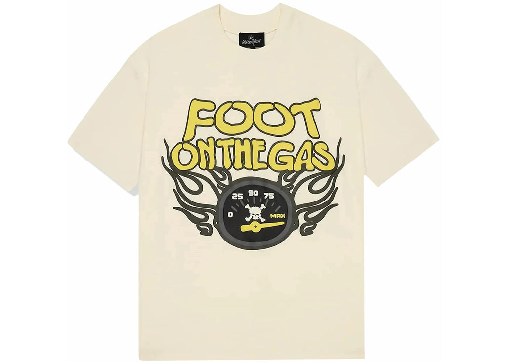 Broken Planet Foot On The Gas T-shirt Vanilla White - 2