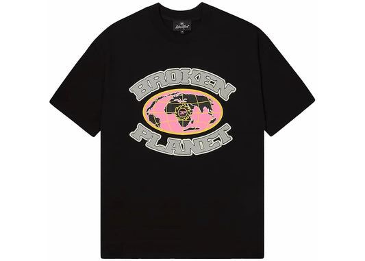 Broken Planet Grid T-shirt Midnight Black - 1
