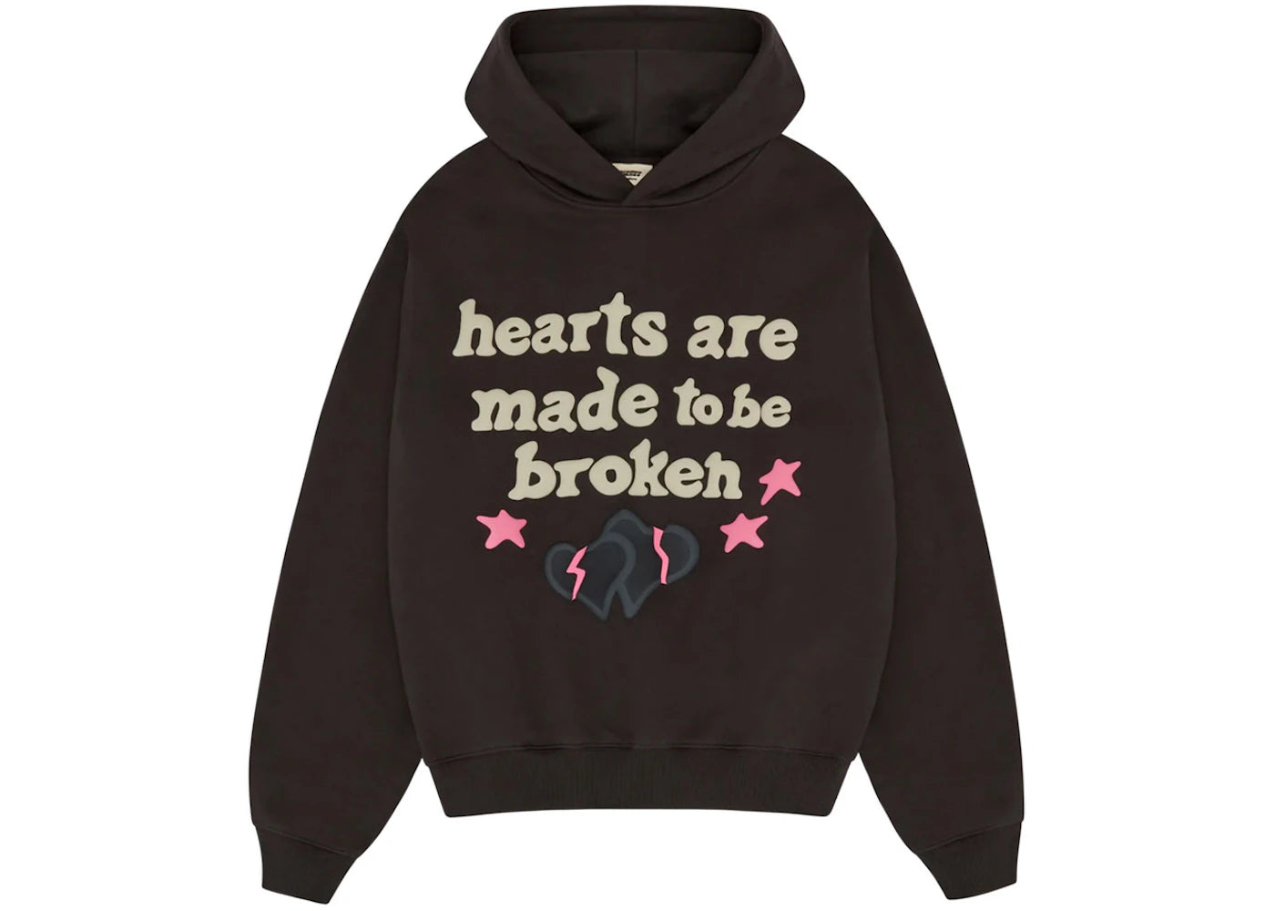 Broken Planet Hearts Hoodie Soot Black - 2