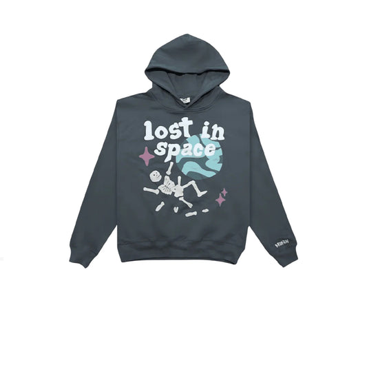 Broken Planet Lost in Space Hoodie Soot Black
