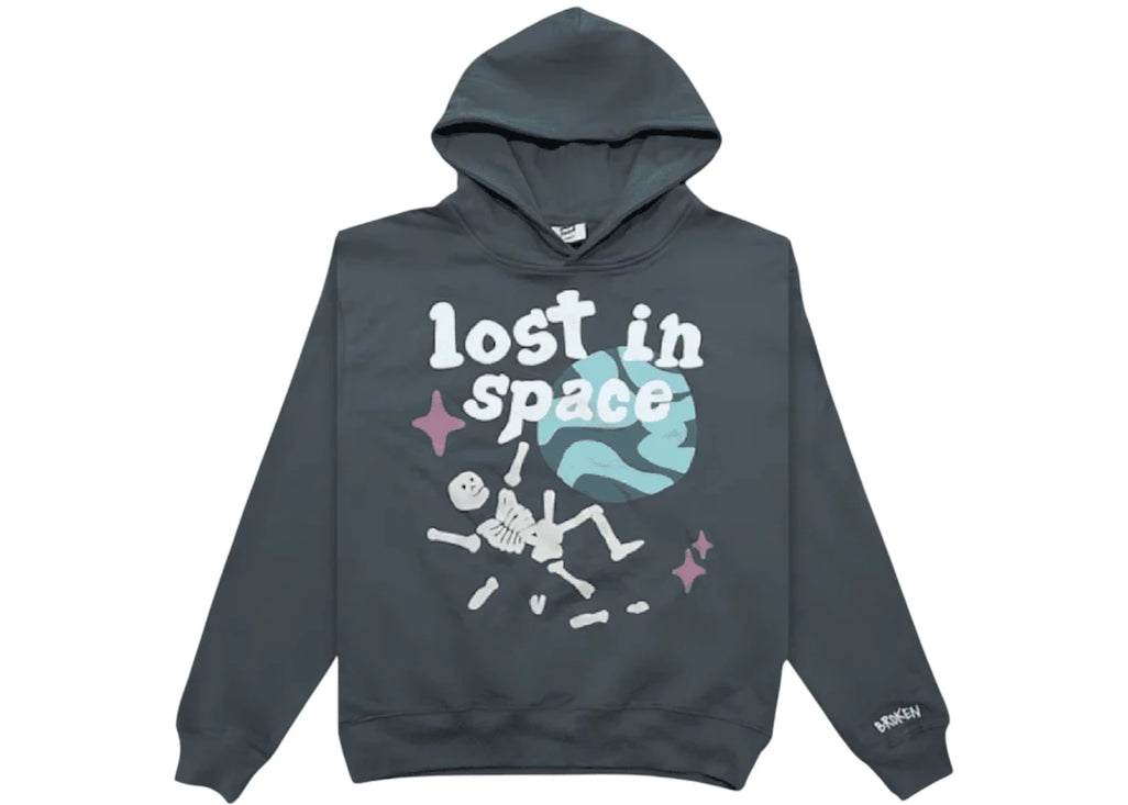 Broken Planet Lost in Space Hoodie Soot Black - 1