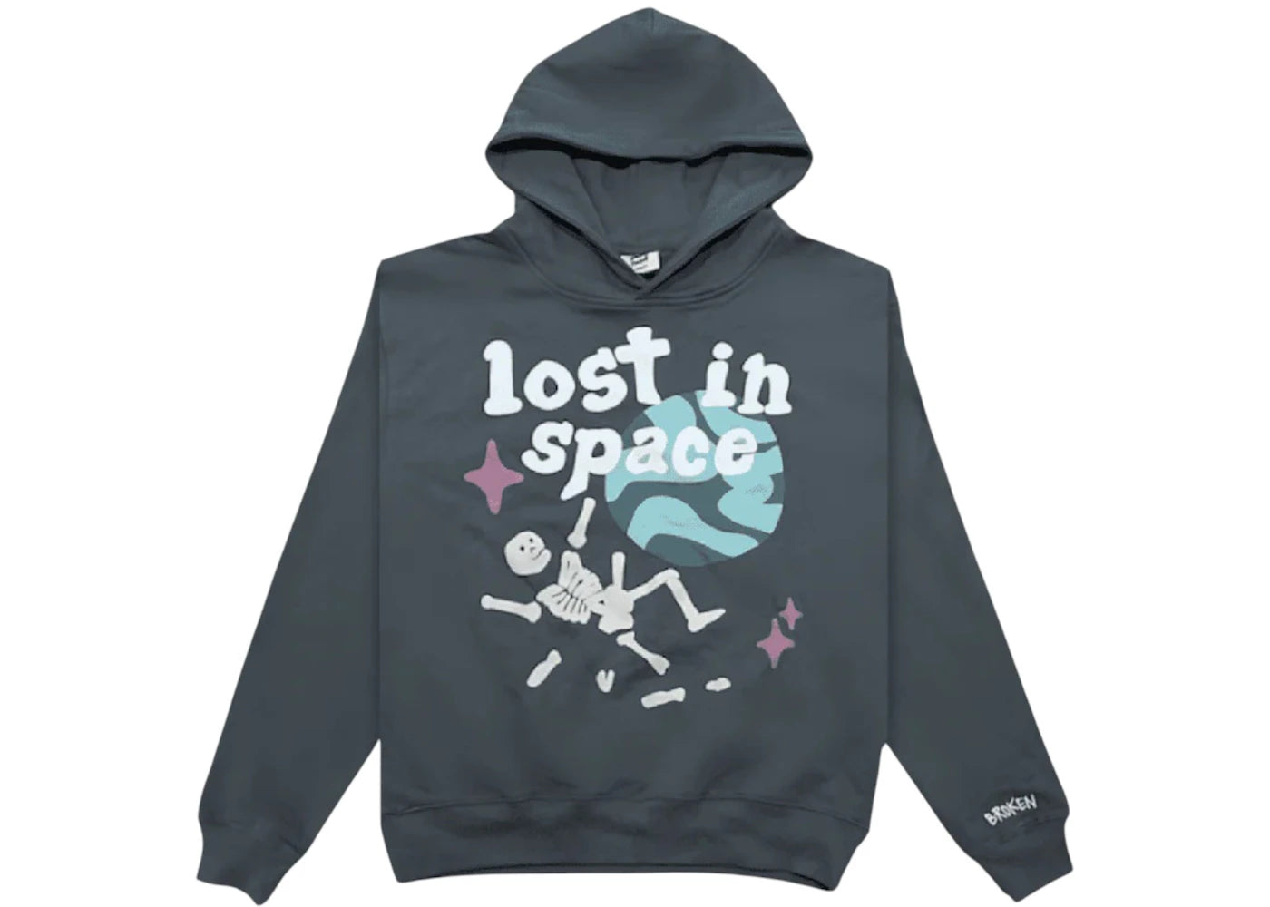Broken Planet Lost in Space Hoodie Soot Black - 1