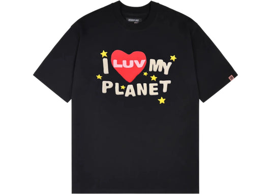 Broken Planet Luv My Planet T-shirt Midnight Black - 1